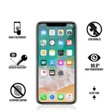 PACK 3en1 avec Coque Antichoc pour iPhone X