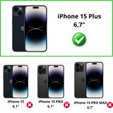 PACK 5en1 avec Coque Cercle magnétique pour iPhone 15 Plus