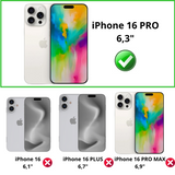 PACK 5en1 avec Coque Cercle magnétique pour iPhone 16 Pro