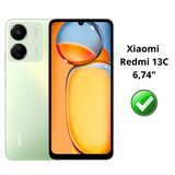 Lot 2 Verres Trempé Xiaomi Redmi 13C