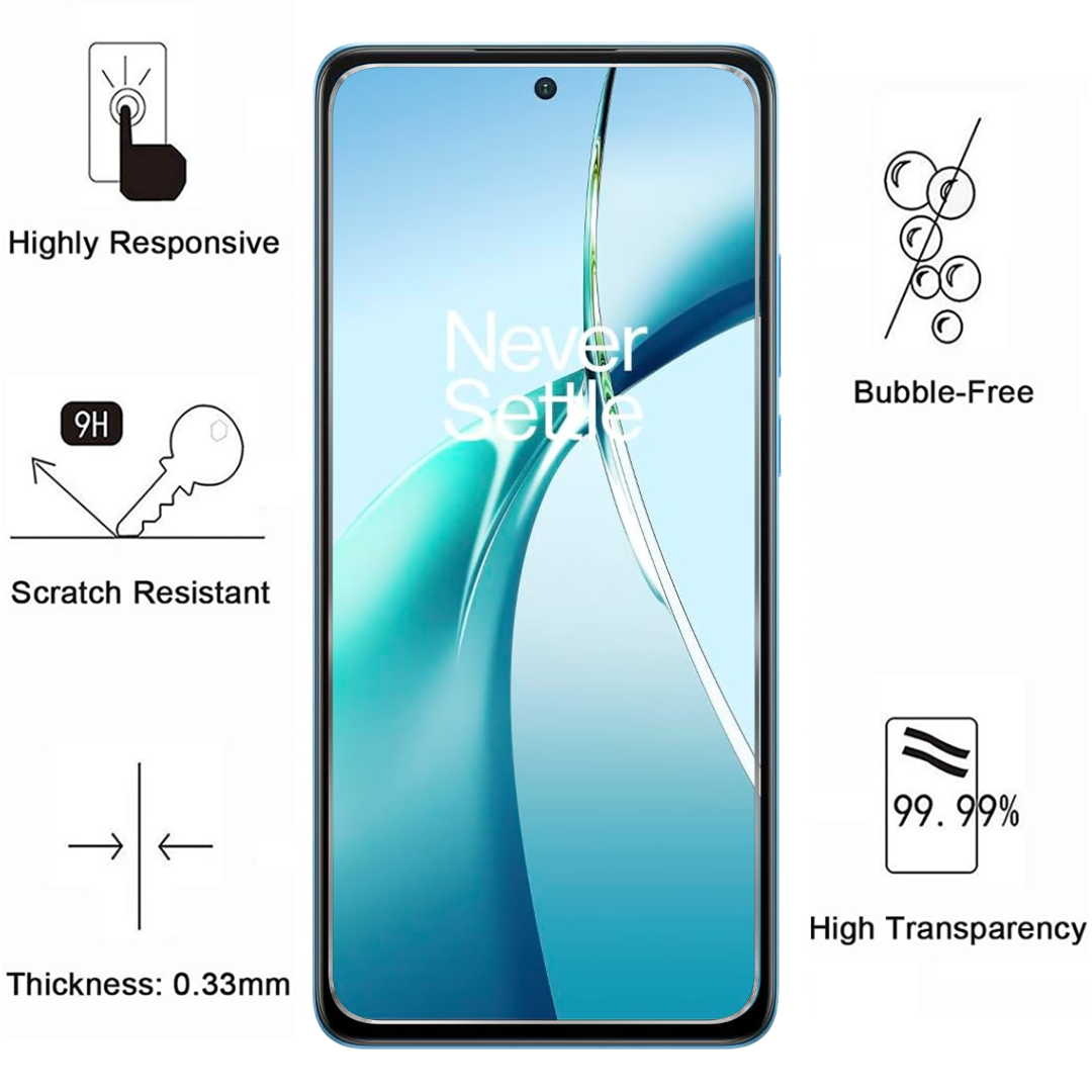 COPHONE® Pack 2 Verres Trempé Compatible Avec OnePlus 7, Film