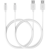 Cable usb 2.0 blanc Sony (1 mètre)