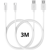 Cable usb-c blanc Crosscall (3 mètres)