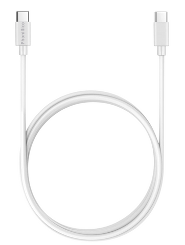 Cable usbc usbc Blanc 1 métre | Phonillico