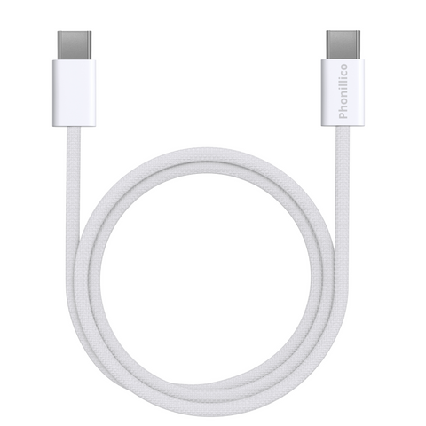Cable Nylon 2 mètres USB-C USB-C iPhone | Phonillico