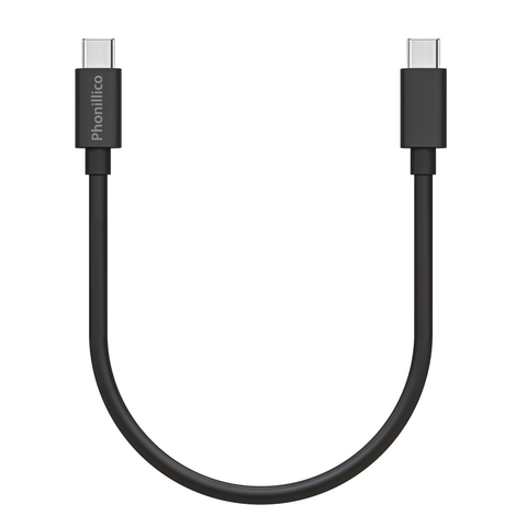 Cable noir usbc usbc OnePlus 20cm | Phonillico