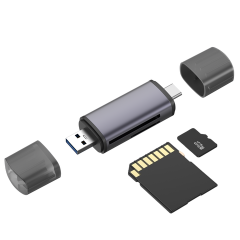 Adaptateur Lecteur de Carte SD avec USb- ou USB | Phonillico