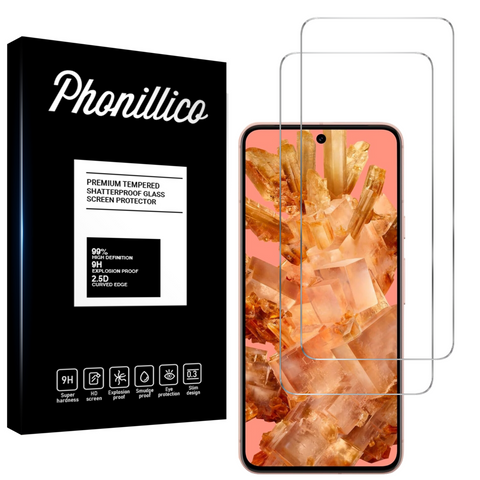 Lot 2 Verres Trempé Google Pixel 8 - Phonillico