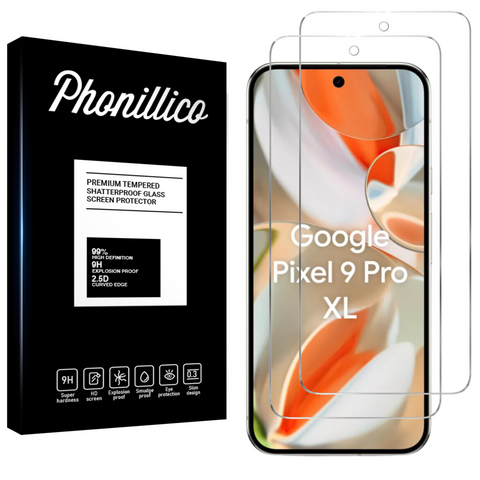 Lot 2 Verres Trempé Google Pixel 9 Pro XL - Phonillico