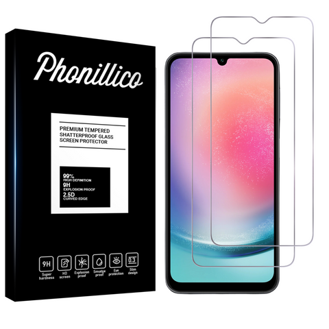 Lot 2 Verres Trempé Samsung A24 4G - Phonillico