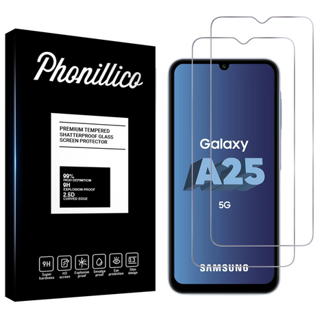 Lot 2 Verres Trempé Samsung A25 5G - Phonillico