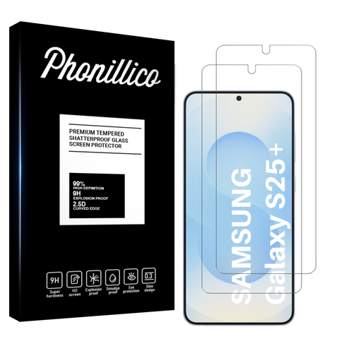 Lot 2 Verres Trempé Samsung S25 Plus | Phonillico