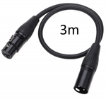 Câble XLR mâle XLR femelle 3 broches - Microphone Son Enceinte Amplificateur Console DMX
