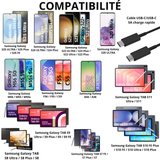 Cable charge rapide usb-c / usb-c Samsung (1 mètre)