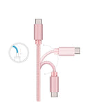 Cable usb-c nylon rose Huawei (1 mètre)