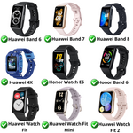 Honor Band 6 / Honor Watch ES / Huawei band 8 / Huawei Band 7 /Huawei Band 6 / Huawei Watch Fit 2 / Huawei Watch Fit / Huawei Watch Fit Mini / Huawei 4X