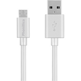 Cable usb 2.0 blanc Sony (1 mètre)