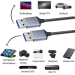 Adaptateur USB 3.0 vers USB 3.0 SuperSpeed