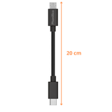 Cable usb 2.0 vers usb-c Noir Samsung (20cm) - Phonillico