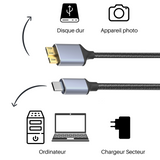 Adaptateur USB-C vers Micro USB 3.0