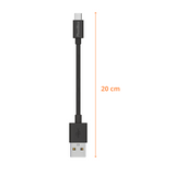 Cable usb-c Noir Xiaomi (20cm)