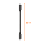 Cable usb-c / usb-c noir Oppo (20cm)
