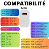 Chargeur Rapide 120w Xiaomi - Phonillico