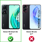 Lot 2 Verres Trempé Honor 90 Smart 5G