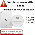 Lot 2 Verres Trempé iPad Air 2024 (11 Pouces) M2