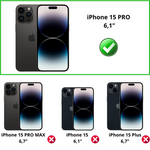 PACK iPhone 15 Pro 3en1 avec Coque Antichoc