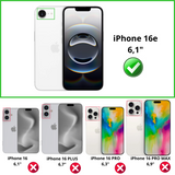 PACK 3en1 avec Coque Hard Antichoc pour iPhone 16e