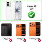Lot 2 Verres Trempé Anti Espion iPhone 17