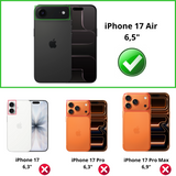 Lot 2 Verres Trempé Anti Espion iPhone 17 Air