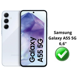 Lot 2 Verres Trempé caméra Samsung A55 5G