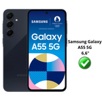 Lot 2 Verres Trempé caméra Samsung A55 5G