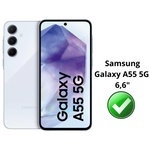 PACK 3en1 avec Coque Antichoc pour Samsung Galaxy A55 5G