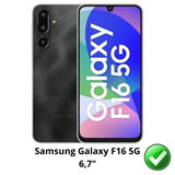 Lot 2 Verres Trempé Samsung F16 5G