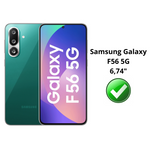 Lot 2 Verres Trempé Samsung F56 5G