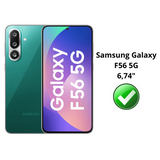 Lot 2 Verres Trempé Samsung F56 5G