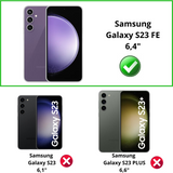 Coque intégrale silicone Samsung Galaxy S23 FE