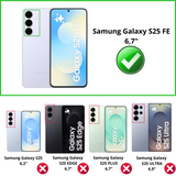 PACK 5en1 avec Coque Cercle magnétique pour Samsung Galaxy S25 FE