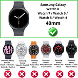 Lot 2 Verres Trempé Samsung Watch 8 40mm