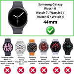 Lot 2 Verres Trempé Samsung Watch 8 44mm