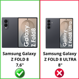 Lot 2 Verres Trempé Samsung Z Fold 8