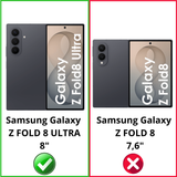 Lot 2 Verres Trempé Samsung Z Fold 8 Ultra