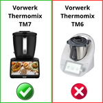 Lot 2 Verres Trempé Thermomix TM7
