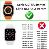Lot 2 Verres Trempé Apple Watch Ultra 2 49mm
