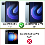 Lot 2 Verres Trempé Xiaomi Pad 6 / 6 Pro