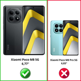 Lot 2 Verres Trempé caméra Xiaomi Poco M8 5G - Phonillico