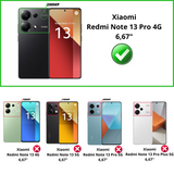 Lot 2 Verres Trempé caméra Xiaomi Redmi Note 13 Pro 4G